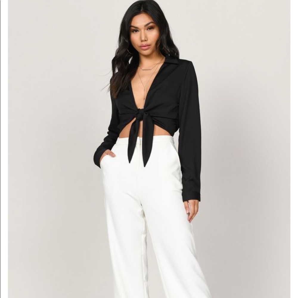 Mixology Robertson and Rodeo Tie Blouse